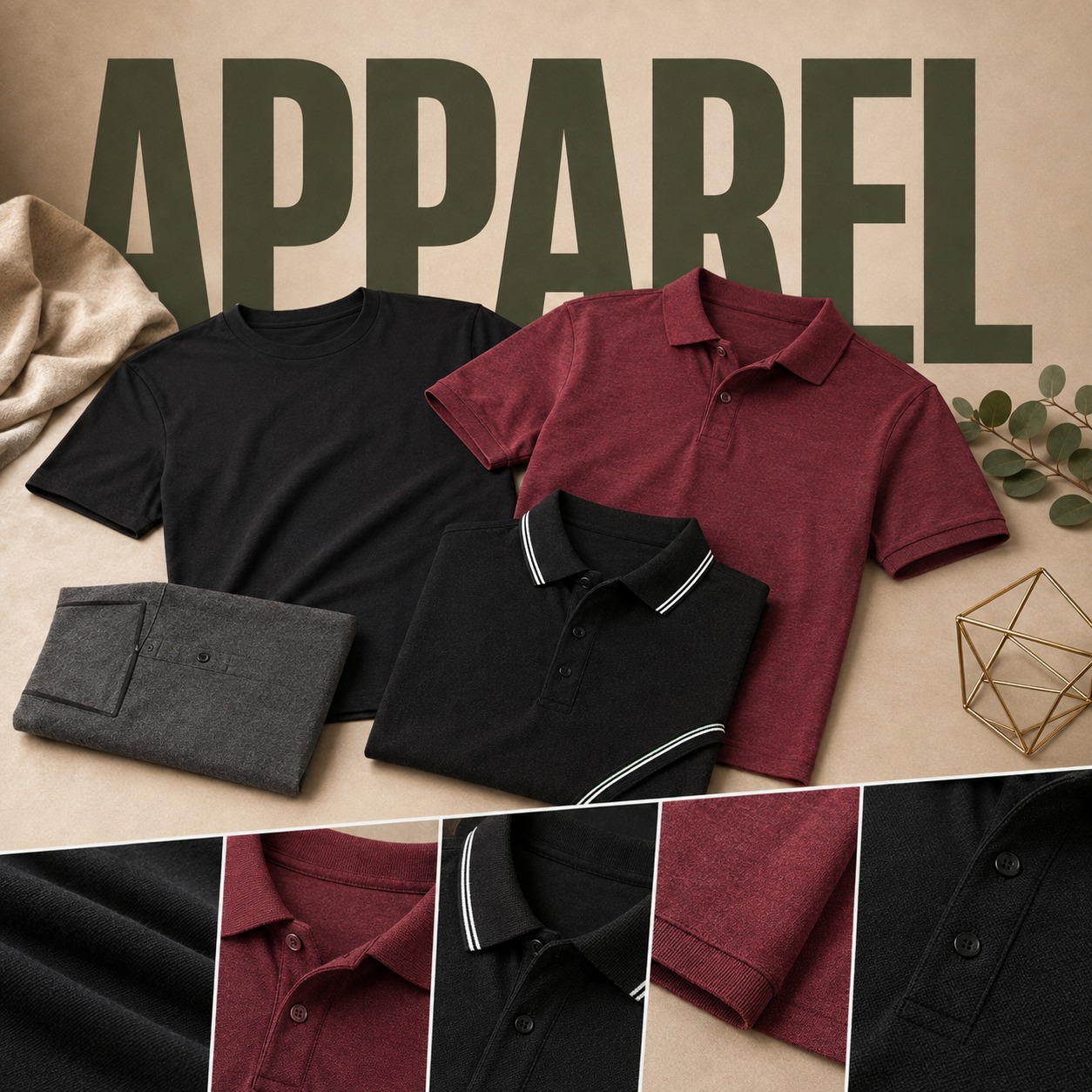 Custom T-shirts and polo shirts from the TruePrint apparel collection